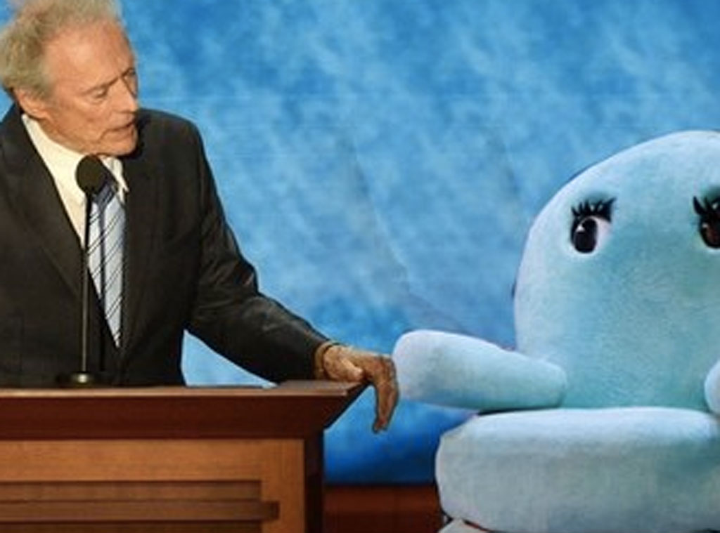 Photos From Clint Eastwood S Rnc Empty Chair Meme E Online
